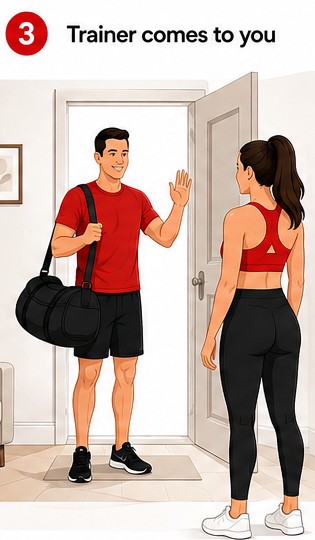 Trainer comes to you